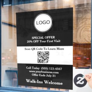 Autocollant Pour Fenêtre Promotion commerciale personnalisée