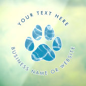 Autocollant Pour Fenêtre Promotions Empreintes de Pattes d'Animal de Compag (Feuille 3)