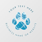 Autocollant Pour Fenêtre Promotions Empreintes de Pattes d'Animal de Compag (Feuille)