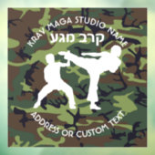 Autocollant Pour Fenêtre Propriétaire du système de combat israélien Kagerm (Feuille 3)
