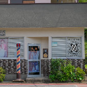 Autocollant Pour Fenêtre Publicité personnalisée pour salon de coiffure