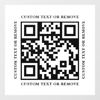 Autocollant Pour Fenêtre QR Code Simple Modern Business door sign