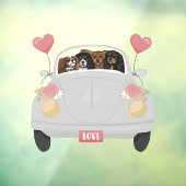 Autocollant Pour Fenêtre Quatre Espagnols Cavalier dans une voiture avec le (Feuille 3)