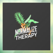 Autocollant Pour Fenêtre Questions de santé mentale (Feuille 3)