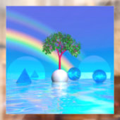 Autocollant Pour Fenêtre Rainbow Tree (Feuille 2)