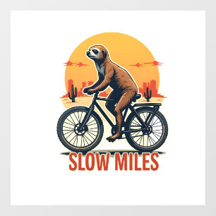 Autocollant Pour Fenêtre Randonnée montagneuse aventure vintage cyclisme pa