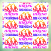 Autocollant Pour Fenêtre Randonnée ou trekking (Feuille 3)