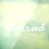 Autocollant Pour Fenêtre Réception Mariée Moderne Réception auto (Feuille 3)