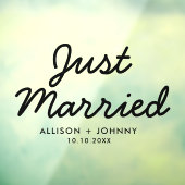 Autocollant Pour Fenêtre Réception Mariée Moderne Réception auto (Feuille 3)