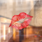 Autocollant Pour Fenêtre Red Lips Kiss (Feuille 2)