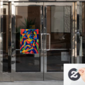 Autocollant Pour Fenêtre Réflexion (Porte de bureau)