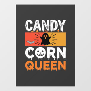 Autocollant Pour Fenêtre Reine de bonbons de Halloween SVG Design