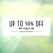 Autocollant Pour Fenêtre Remise pour entreprise décorative (Feuille 3)