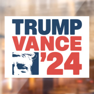 Autocollant Pour Fenêtre Rendre l'Amérique en sécurité Trump Vance 2024 MAG