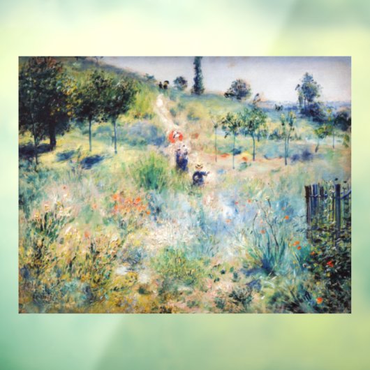 Autocollant Pour Fenêtre Renoir - Chemin menant à travers l'herbe haute (Feuille 3)