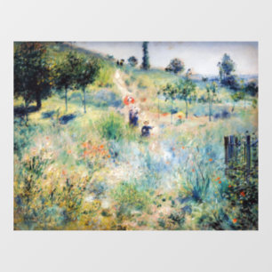 Autocollant Pour Fenêtre Renoir - Chemin menant à travers l'herbe haute