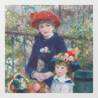 Autocollant Pour Fenêtre Renoir Deux Sœurs Terrasse Impressionnisme Françai