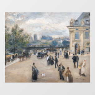 Autocollant Pour Fenêtre Renoir - Paris, Institut au Quai Malaquais
