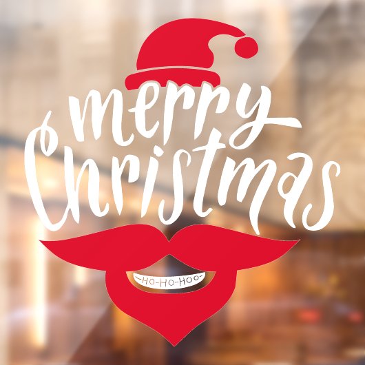 Autocollant Pour Fenêtre Restaurant et bureau Clôture de la fenêtre de Noël (Feuille 2)