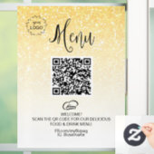 Autocollant Pour Fenêtre *~* Restaurant QR Code Alimentaire + Menu LOGO Pai (Maison)