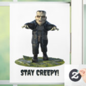 Autocollant Pour Fenêtre Reste Déplaisant ! Le monstre de Frankenstein (Maison)