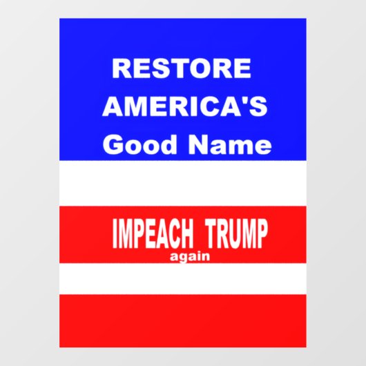 Autocollant Pour Fenêtre Restore  (Feuille)