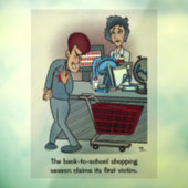 Autocollant Pour Fenêtre Retour À L'École (Feuille 3)