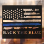 Autocollant Pour Fenêtre Retourner Le Décal De Voiture Bleu (Feuille 2)