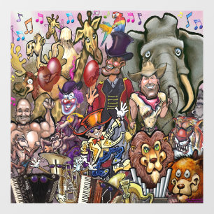 Autocollant Pour Fenêtre Rêve de cirque