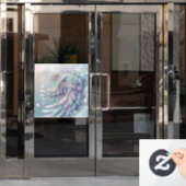 Autocollant Pour Fenêtre Rêve Noël Angel ailes fenêtre Classer (Porte de bureau)