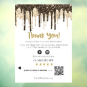 AUTOCOLLANT POUR FENÊTRE *~* REVIEW QR AP8 GLAM DRIPS. MERCI (Feuille 3)