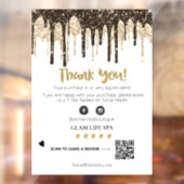 AUTOCOLLANT POUR FENÊTRE *~* REVIEW QR AP8 GLAM DRIPS. MERCI (Feuille 2)