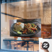 Autocollant Pour Fenêtre Rice Thaïlande Asie Thai Restaurant Photo (Fenêtre de café)