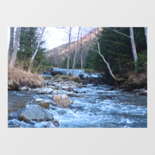 Autocollant Pour Fenêtre Rivière sauvage de montagne - Nature sauvage Rouma
