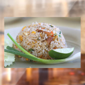 Autocollant Pour Fenêtre Riz frit Thai Cuisine thaïlandaise Riz (Feuille 2)