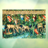 Autocollant Pour Fenêtre Roi médiéval Arthur William Morris (Feuille 3)