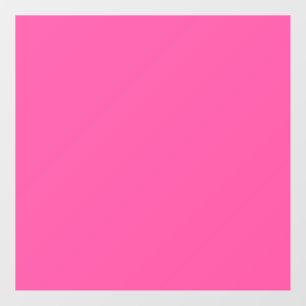 Autocollant Pour Fenêtre Rose brillant (couleur solide)