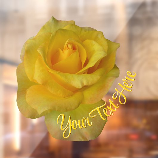 Autocollant Pour Fenêtre Rose Decal Personnalisé Rose Vitre Clou (Feuille 2)