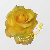 Autocollant Pour Fenêtre Rose Decal Personnalisé Rose Vitre Clou (Feuille)