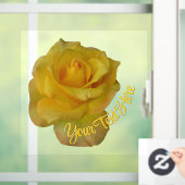 Autocollant Pour Fenêtre Rose Decal Personnalisé Rose Vitre Clou (Maison)