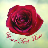 Autocollant Pour Fenêtre Rose Decal Personnalisé Rose Vitre Clouage (Feuille 3)