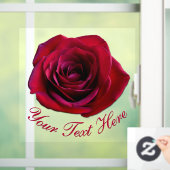 Autocollant Pour Fenêtre Rose Decal Personnalisé Rose Vitre Clouage (Maison)