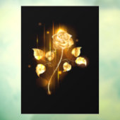 Autocollant Pour Fenêtre Rose d'or ( rose d'or ) (Feuille 3)