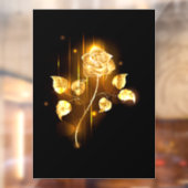 Autocollant Pour Fenêtre Rose d'or ( rose d'or ) (Feuille 2)