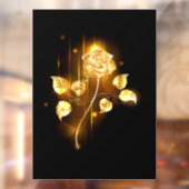 Autocollant Pour Fenêtre Rose d'or ( rose d'or ) (Feuille 2)