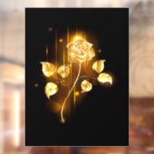 Autocollant Pour Fenêtre Rose d'or ( rose d'or ) (Feuille 2)