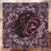 Autocollant Pour Fenêtre Rose Mandala (Feuille 2)