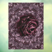 Autocollant Pour Fenêtre Rose Mandala (Feuille 3)