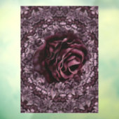 Autocollant Pour Fenêtre Rose Mandala (Feuille 3)