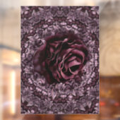 Autocollant Pour Fenêtre Rose Mandala (Feuille 2)